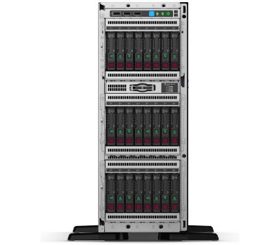 Сервер HPE ProLiant ML350 Gen10/ 2x Xeon Silver 4114/ 32GB/ P408i-aFBWC (2GB/RAID 0/1/10/5/50/6/60)/ noHDD (8/24up) SFF/ noODD/ iLOstd/ 6 NHP Fans/ 4x 1GbEth/ 2x 800W (2up) (877622-421)